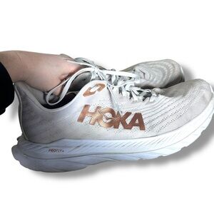 Men’s Hoka Mach 5 White Running Sneakers Size 13